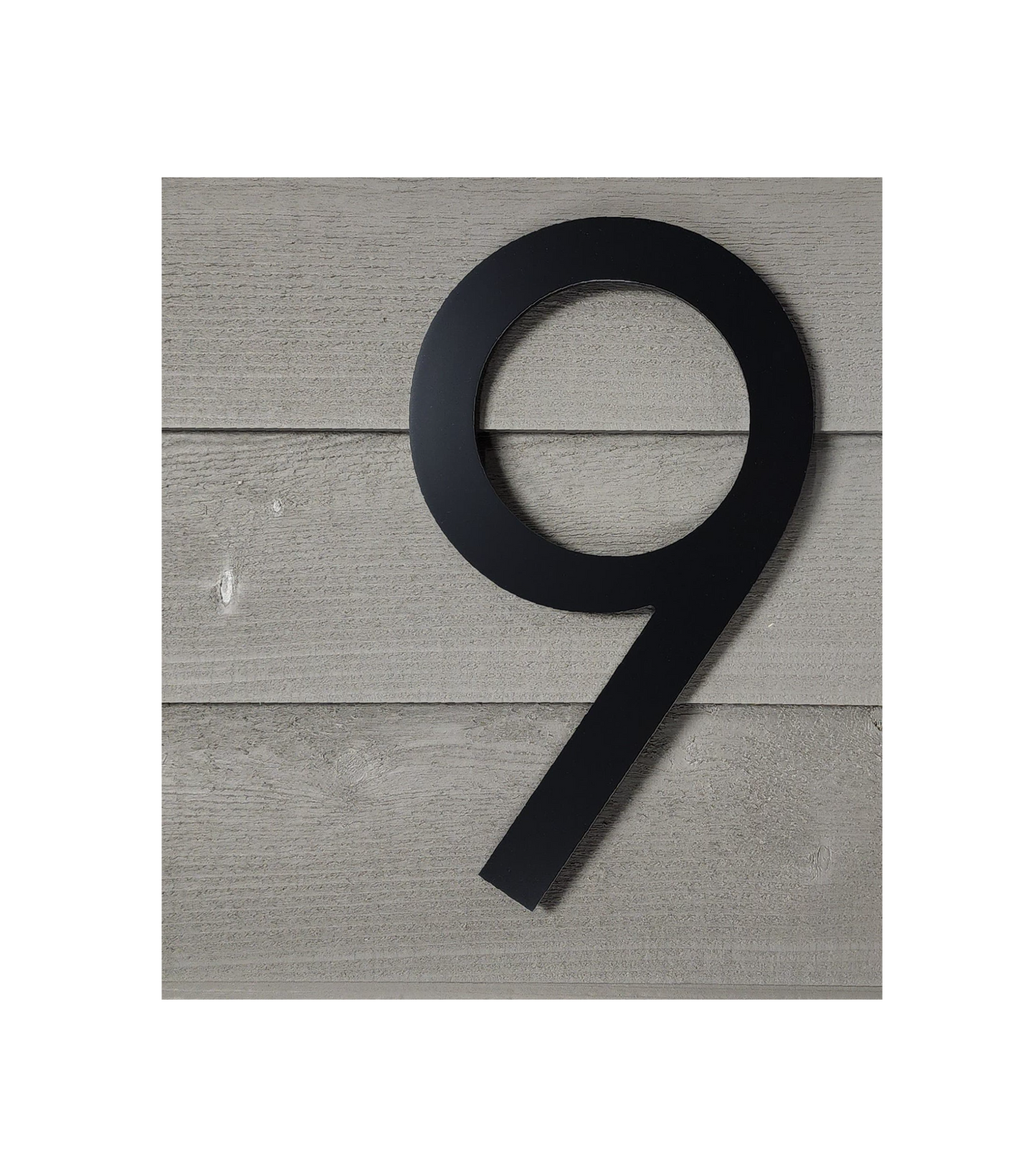 numéro civique Farmhouse noire 9