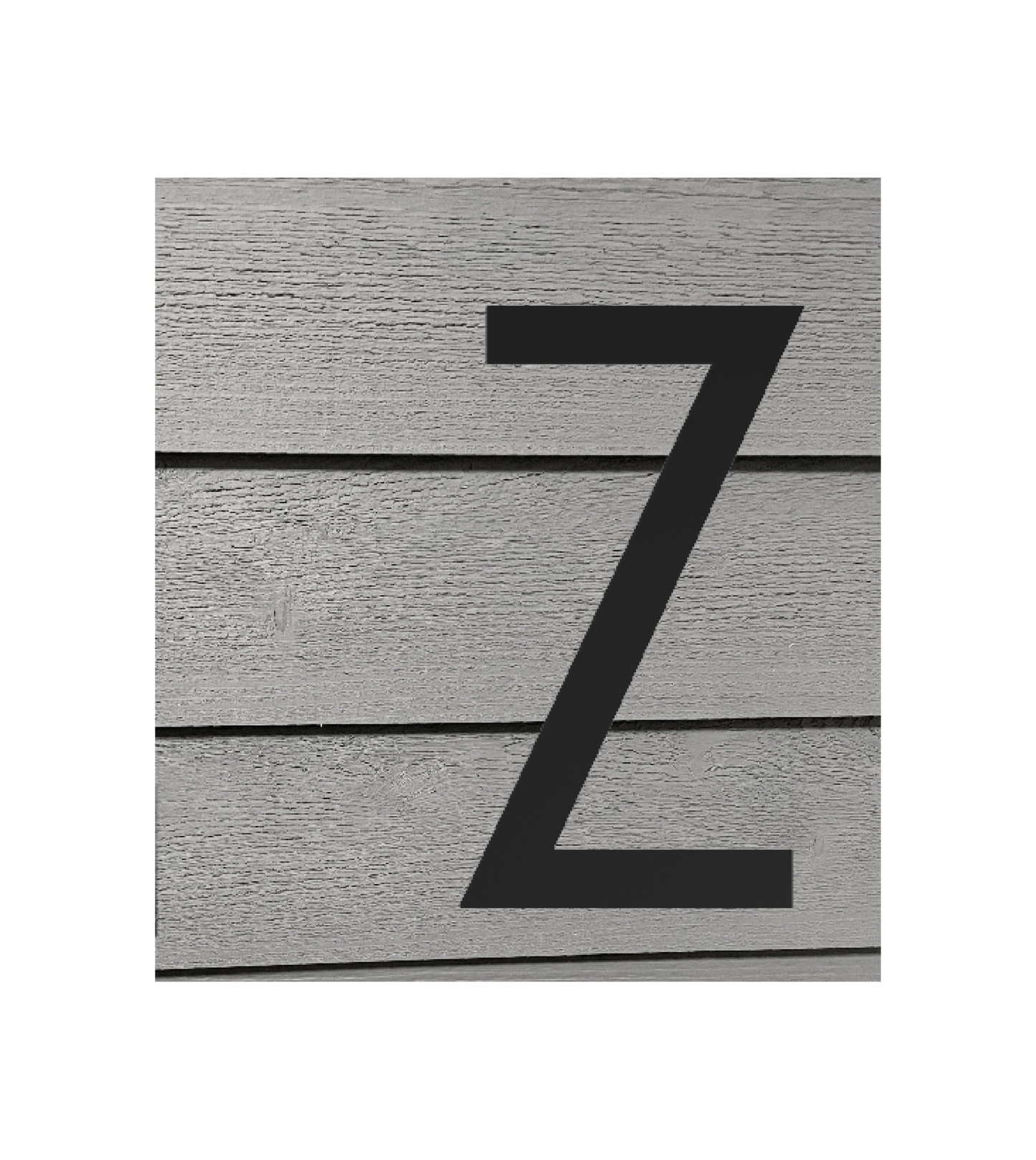 Lettrage extérieur - Farmhouse - Noir