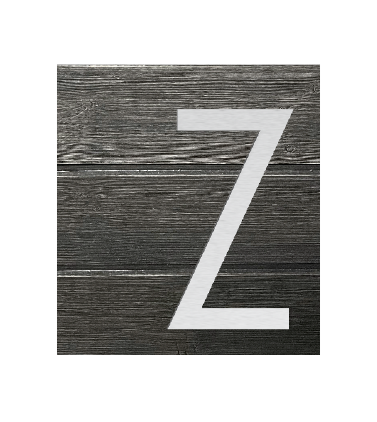 Lettrage extérieur - Farmhouse - Argent brossé